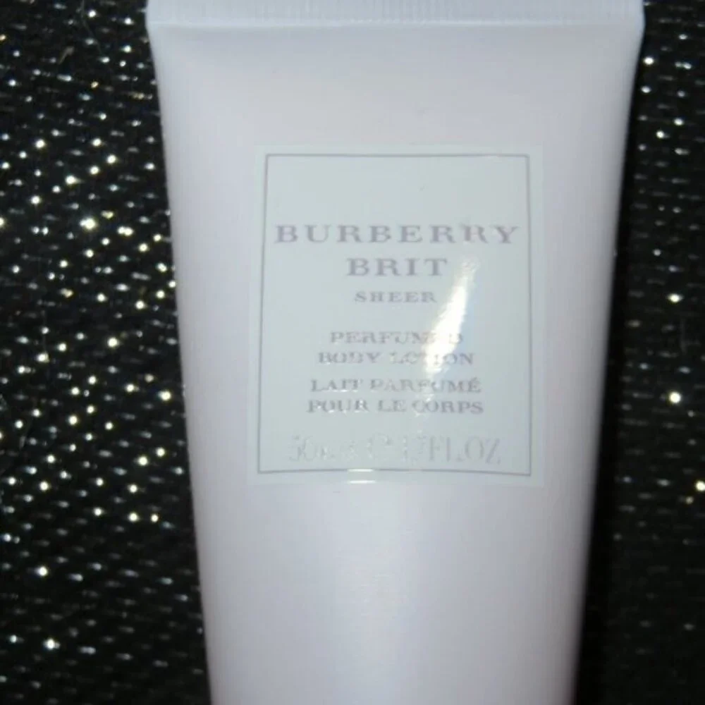 Burberry Leather Pouch Sheer & Brit Limited Set Summer Edition 3.3oz MUSK PEONY